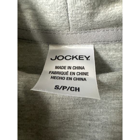 JOCKEY Gray Cowl Neck Sweatshirt Soft Fleece Stretch Hi-Lo Hem Top Womens Small - Picture 3 of 9